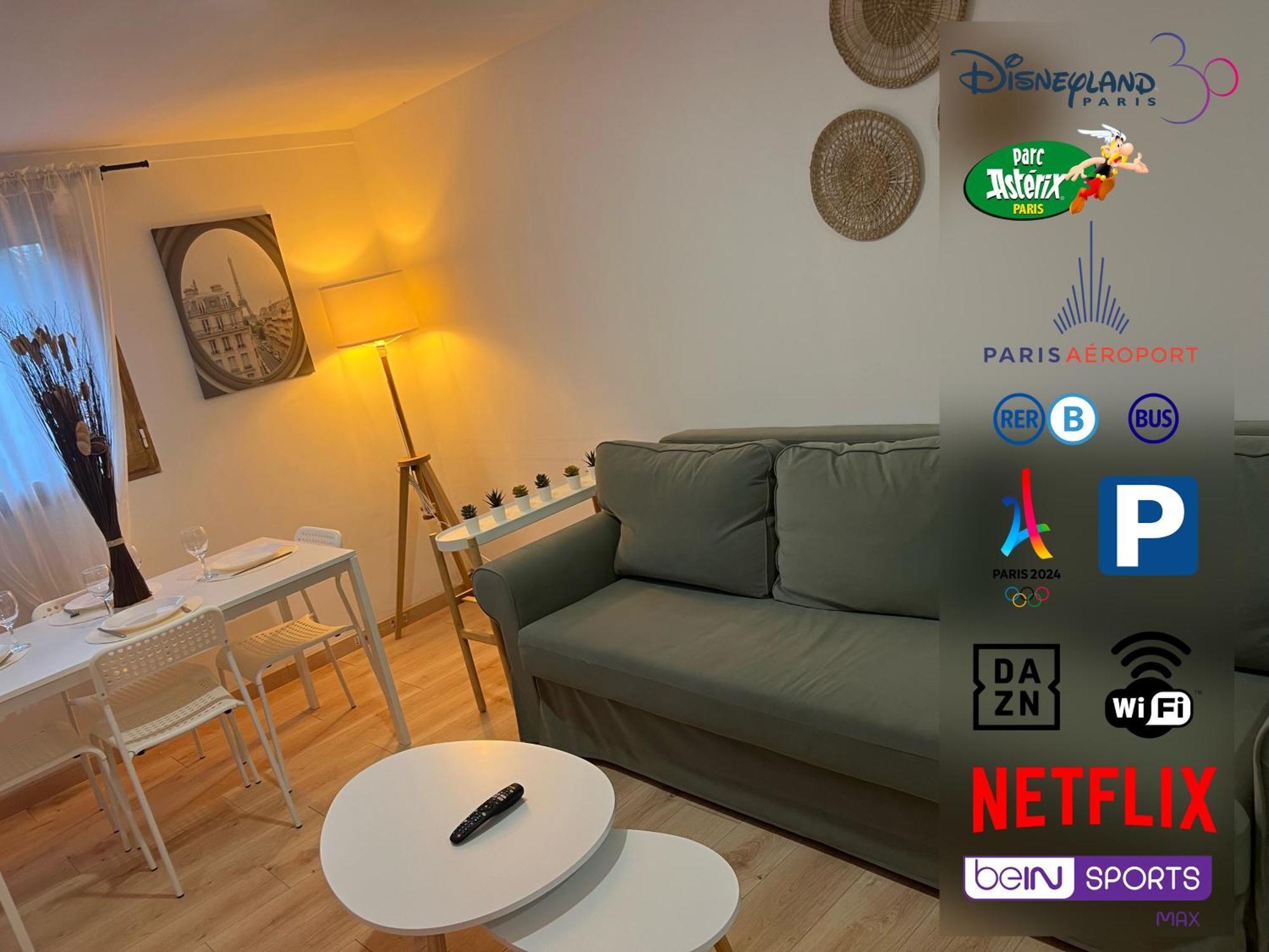 Appartement Pres De Paris, Disney & Cdg Tremblay-en-France Buitenkant foto